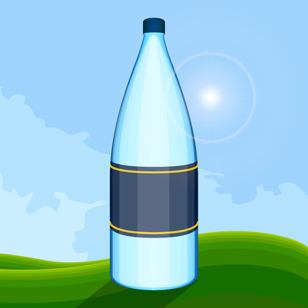 Mineral water posterのイラスト素材