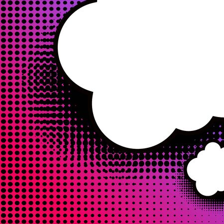 Comic bubble chat. Pop art styleのイラスト素材