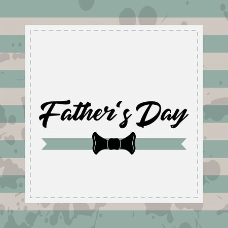 Happy father day vintage gift cardのイラスト素材