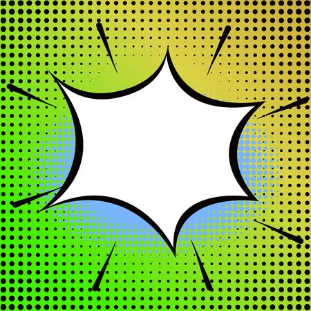 Comic bubble chat. Pop art styleのイラスト素材