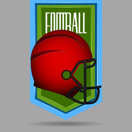 Isolated football emblemのイラスト素材