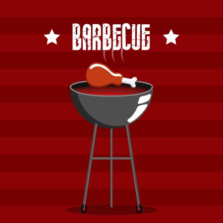 Barbecue graphic designのイラスト素材
