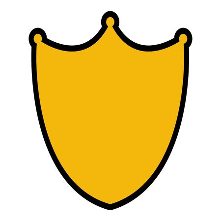 Isolated police badge iconのイラスト素材