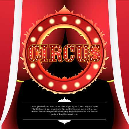 Circus poster imageのイラスト素材