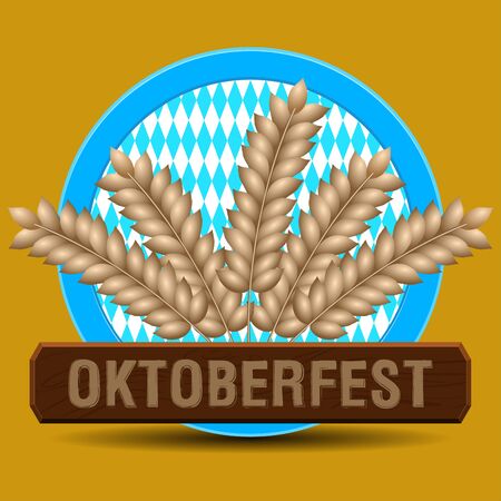 Oktoberfest poster imageのイラスト素材