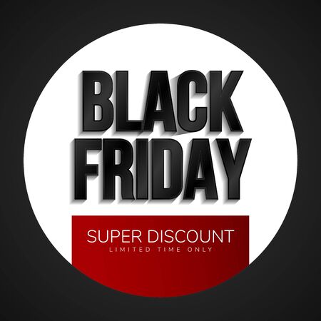 Luxury black friday posterのイラスト素材