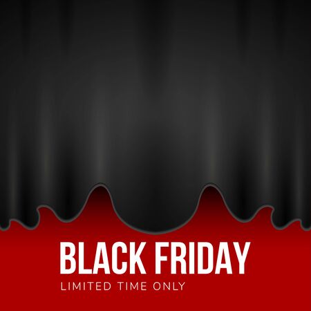 Luxury black friday poster with text - Vectorのイラスト素材