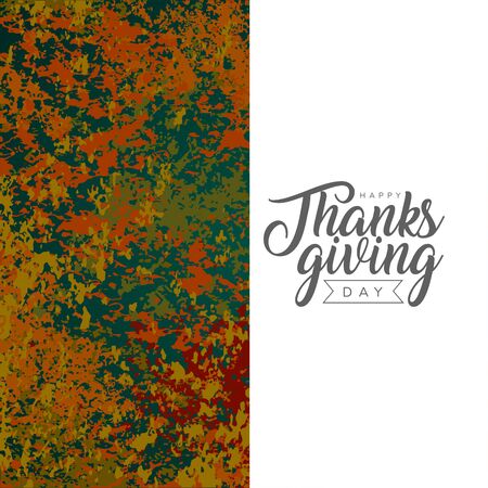 Happy thanksgiving cardのイラスト素材