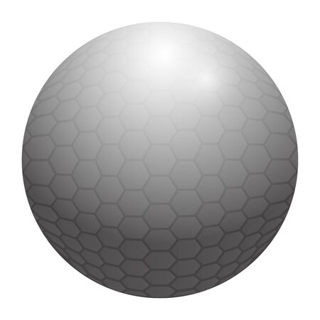 Isolated emoji golf ballのイラスト素材