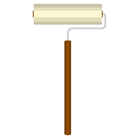 Isolated paint roller imageのイラスト素材