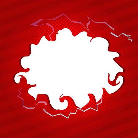 Comic bubble chat over a halfotne background - Vectorのイラスト素材