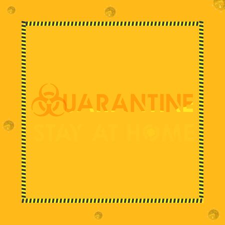 Coronavirus prevention posterのイラスト素材