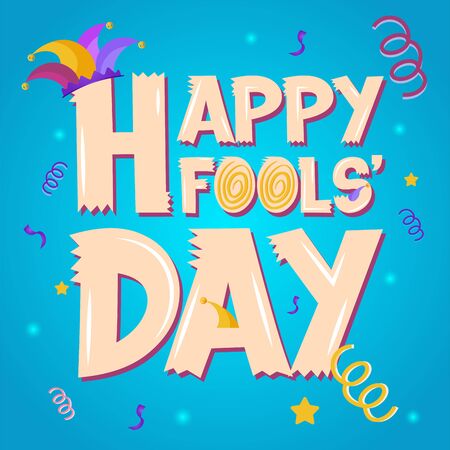 April fools day posterのイラスト素材