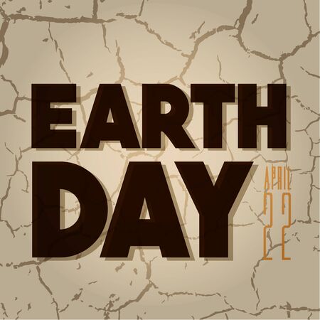 Earth day posterのイラスト素材