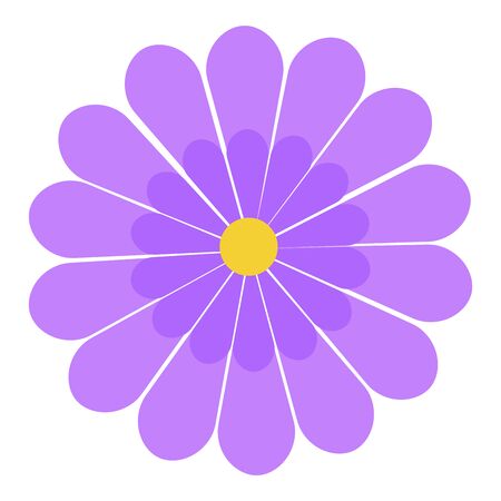 Isolated flower image. Spring time - Vector illustrationのイラスト素材