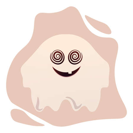 Halloween ghost cartoonのイラスト素材