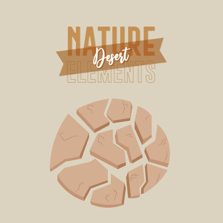 Land nature desertのイラスト素材