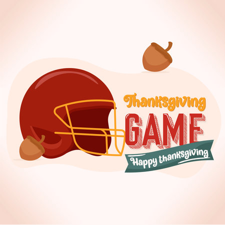 Game thanksgiving day illustrationのイラスト素材
