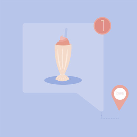 Product Delivery blueのイラスト素材
