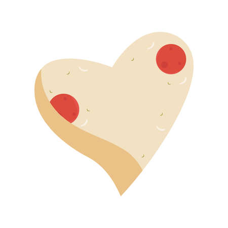 Isolated heart sweet love romantic icon - Vectorのイラスト素材