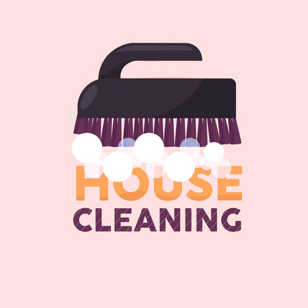 Isolated brush cleaning articles hygiene equipment - Vectorのイラスト素材