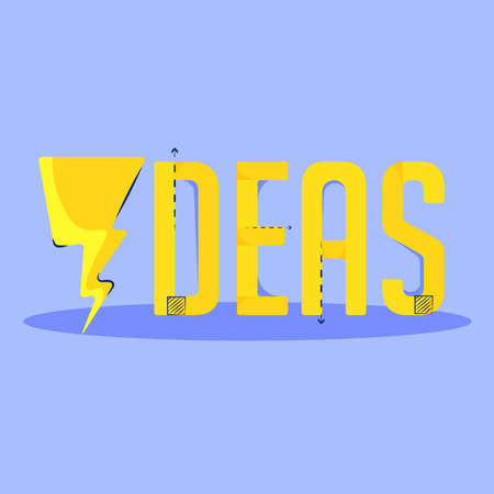 Ideas yellow creativity creativity thinking icon- Vector