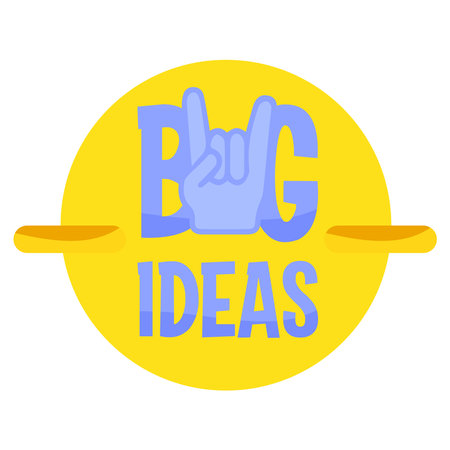 Big ideas pencil color creativity thinking icon- Vectorのイラスト素材