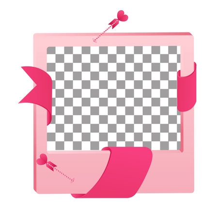 Isolated picture photo saint valentine day love pink present icon- Vectorのイラスト素材