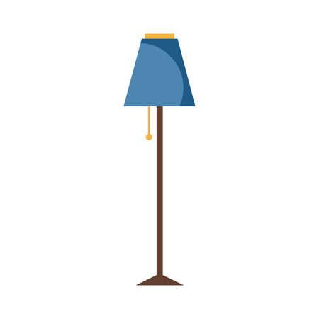 Isolated colored lamp sketch icon Vectorのイラスト素材