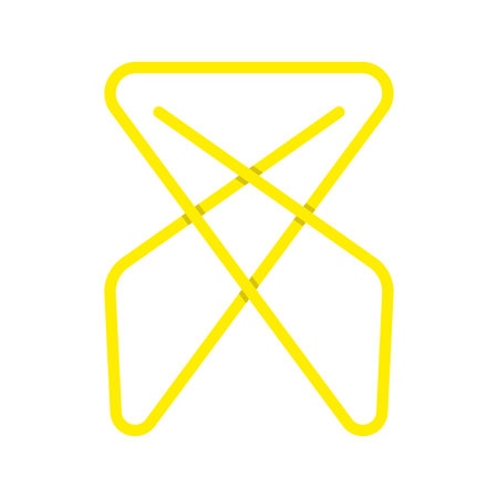 Isolated colored clip office supply icon Vectorのイラスト素材