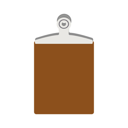 Isolated colored clipboard office supply icon Vectorのイラスト素材