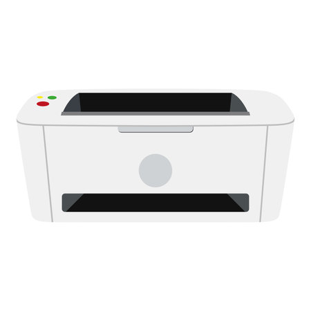 Isolated colored printer office supply icon Vectorのイラスト素材