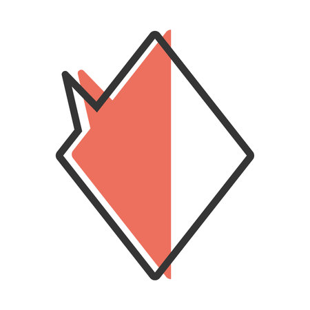 Isolated empty colored comic speech bubble Vectorのイラスト素材