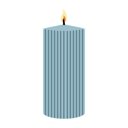Isolated colored aromatherapy candle icon Vectorのイラスト素材