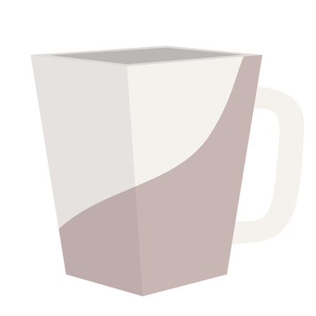 Isolated colored abstract coffee cup icon Vectorのイラスト素材