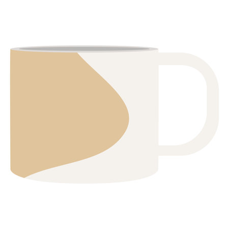 Isolated colored abstract coffee cup icon Vectorのイラスト素材