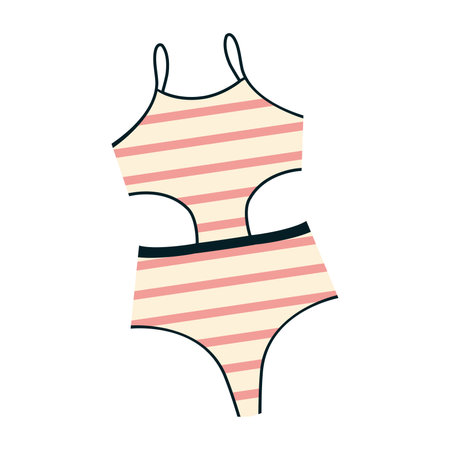 Isolated colored summer bikini icon Vectorのイラスト素材