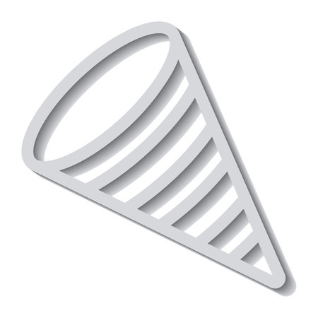 Isolated colored party hat icon Vectorのイラスト素材
