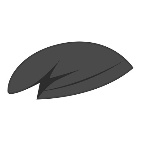 Isolated trendy fashion hipster hat icon Vectorのイラスト素材
