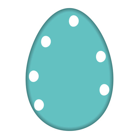Isolated colored easter egg icon Vectorのイラスト素材