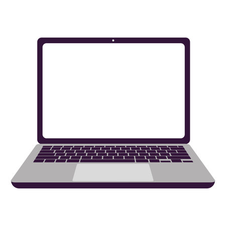 Isolated colored laptop icon image Vectorのイラスト素材
