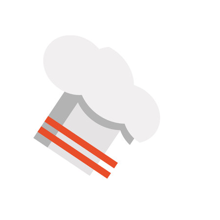 Isolated chef hat icon image Vectorのイラスト素材