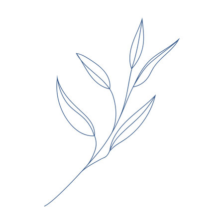 Isolated colored natural leaf icon Vectorのイラスト素材