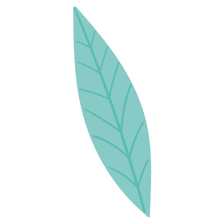 Isolated colored natural leaf icon Vectorのイラスト素材