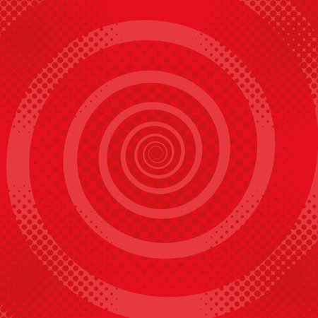 Colored comic page background with halftone effects Vectorのイラスト素材