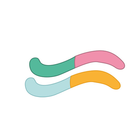 Isolated colored marshmallow candy icon Vectorのイラスト素材