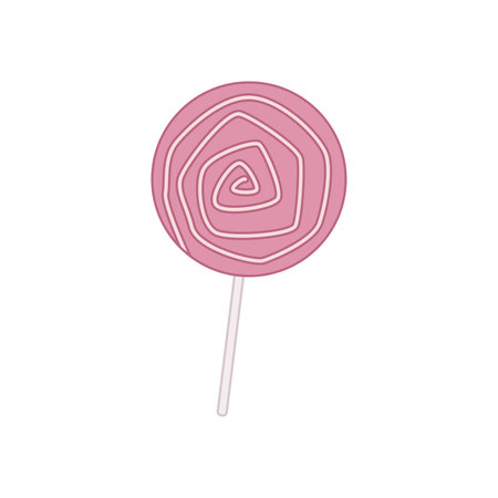 Isolated colored lollipop candy icon Vectorのイラスト素材
