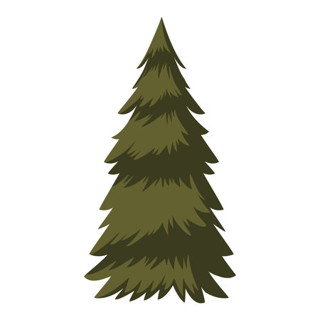 Isolated colored autumn tree image Vectorのイラスト素材