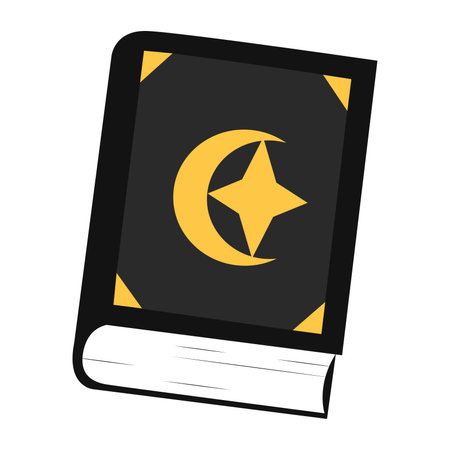 Isolated colored witch magical book icon Vectorのイラスト素材