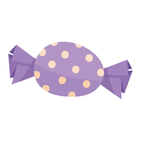 Isolated colored halloween candy icon Vectorのイラスト素材